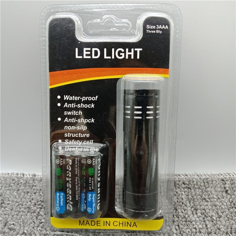 9-LED Battery-Operated Flashlight