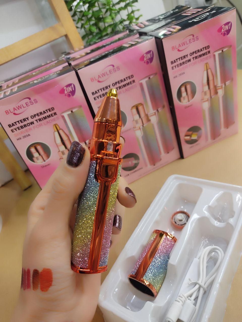 ماكينة تشذيب الوجه والجسم القابلة لإعادة الشحن BLAWLESS ثنائية الوظائف طراز HX203A