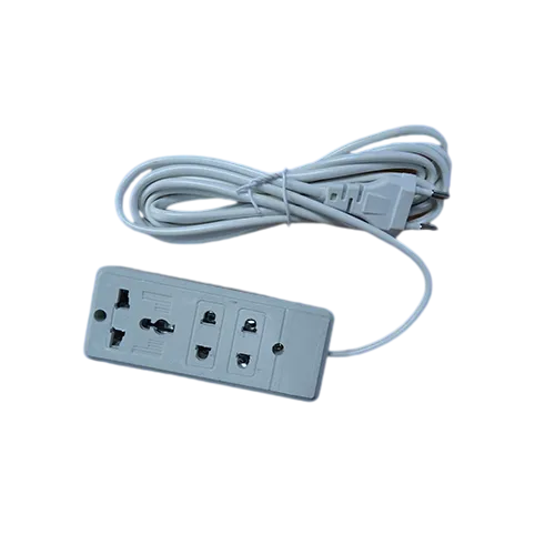 وصلة كهربائية بثلاثة منافذ بطول 1.5 متر