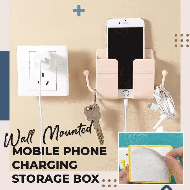 2 cable organizers, a phone or remote holder