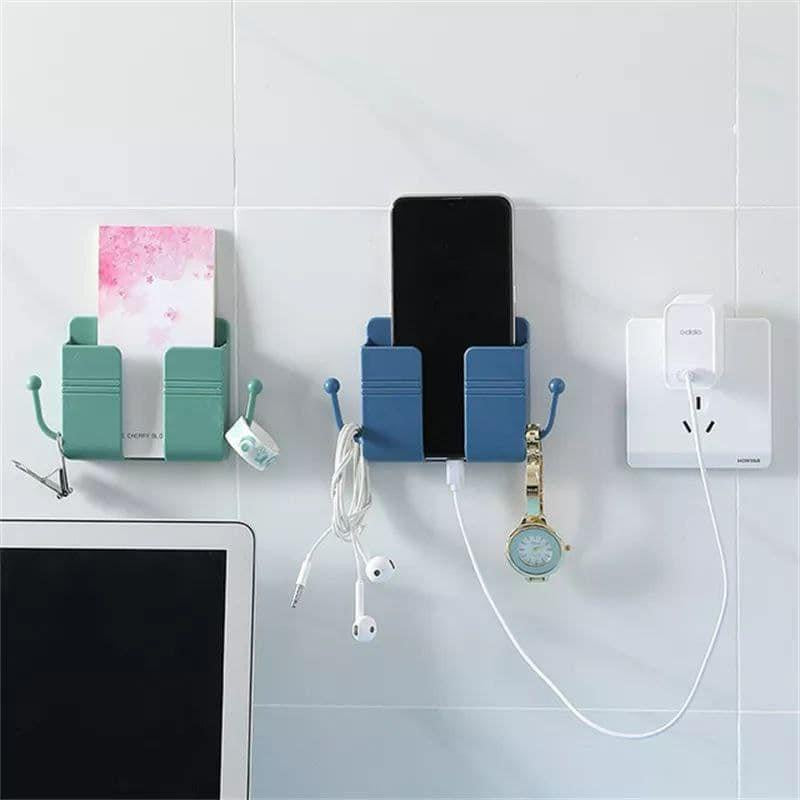 2 cable organizers, a phone or remote holder