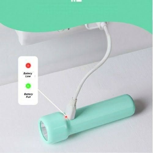 مصباح يدوي LED قابل للشحن عبر USB – موديل AB-8619