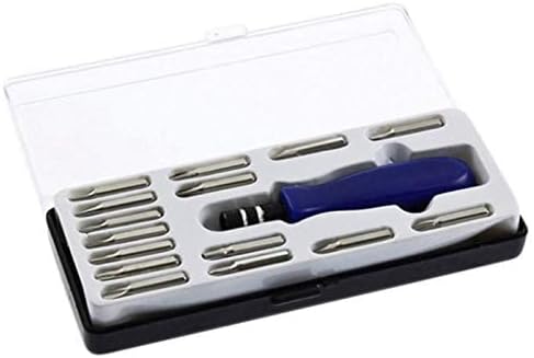 طقم مفكات للجوال وجميع الأجهزة الإلكترونية والتابلت والكومبيوتر مكون من 16 قطعة مع علبة خاصة