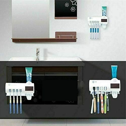 Toothbrush Holder, Automatic Toothpaste Dispenser, and UV Sterilizer