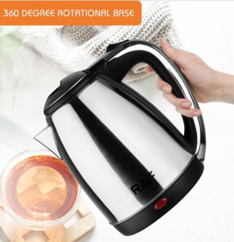 غلاية الشاي الكهربائية اللاسلكية مع إبريق زجاجي - RAF R.7899