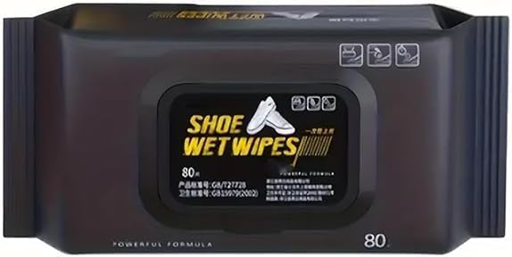 مناديل مبللة لتنظيف الأحذية مناديل سريعة وسهلة في تنظيف الأحذية لتنظيف وتلميع من الأتربة والطين والأوساخ باكيت 80 منديل