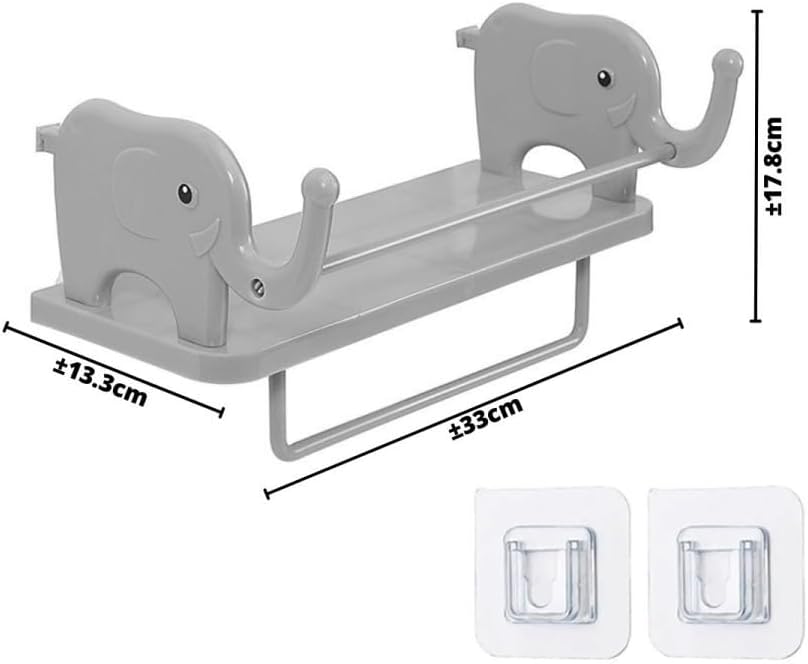 رف بلاستيك مع علاقة