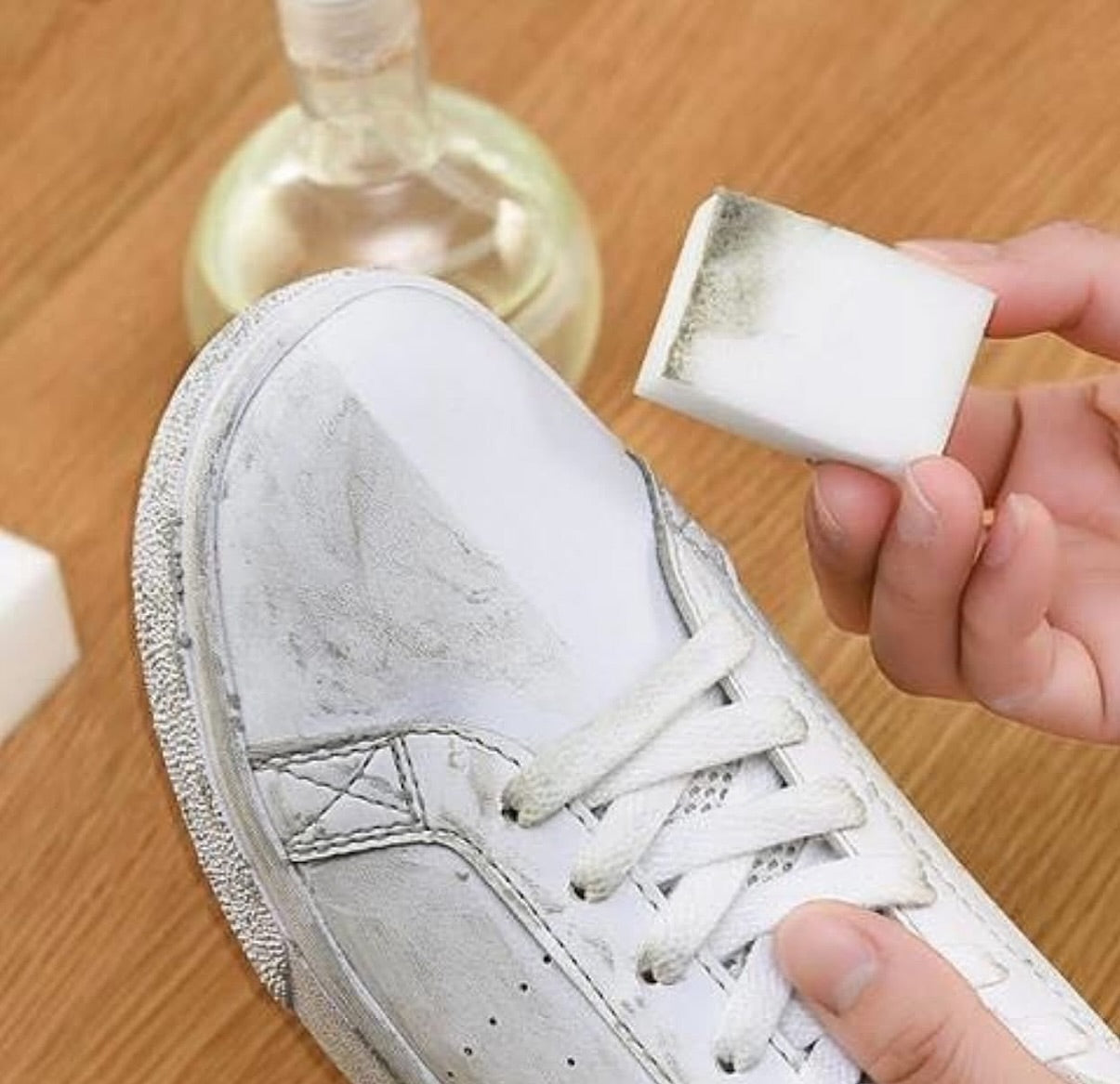 🧽 الأسفنجة السحرية – تنظيف فعال بدون مواد كيميائية !