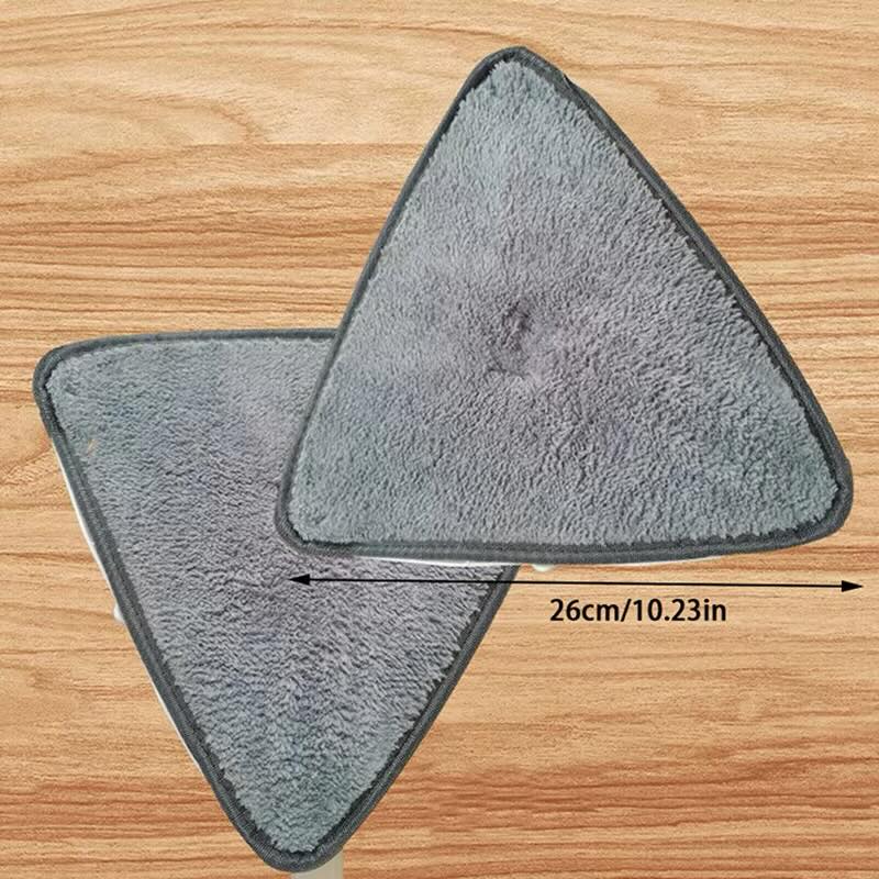 قطعة غيار ممسحة تنظيف مثلثة الشكل من الألياف الدقيقة