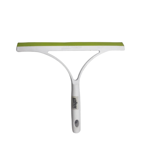 ممسحة تنظيف من السيليكون المتينة للأرضيات السيراميك والمساحات الضيقة والزجاج وزجاج السيارة مع يد طويلة 83×24 سم