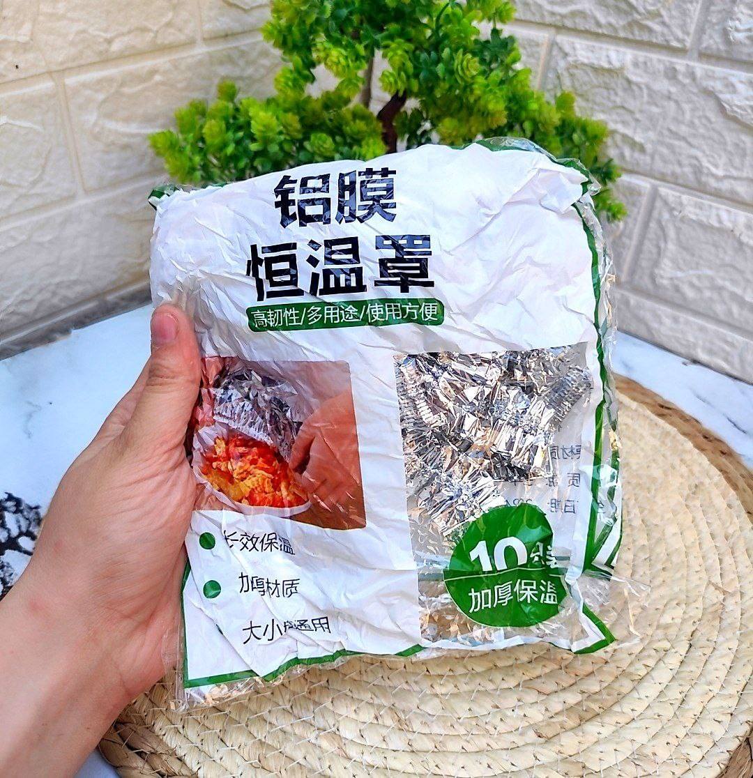 Aluminum Foil Food Storage Bags (10 pieces) – A smart solution to keep your food fresh!