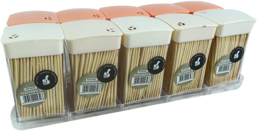 عيدان أسنان خشبية - 200 قطعة