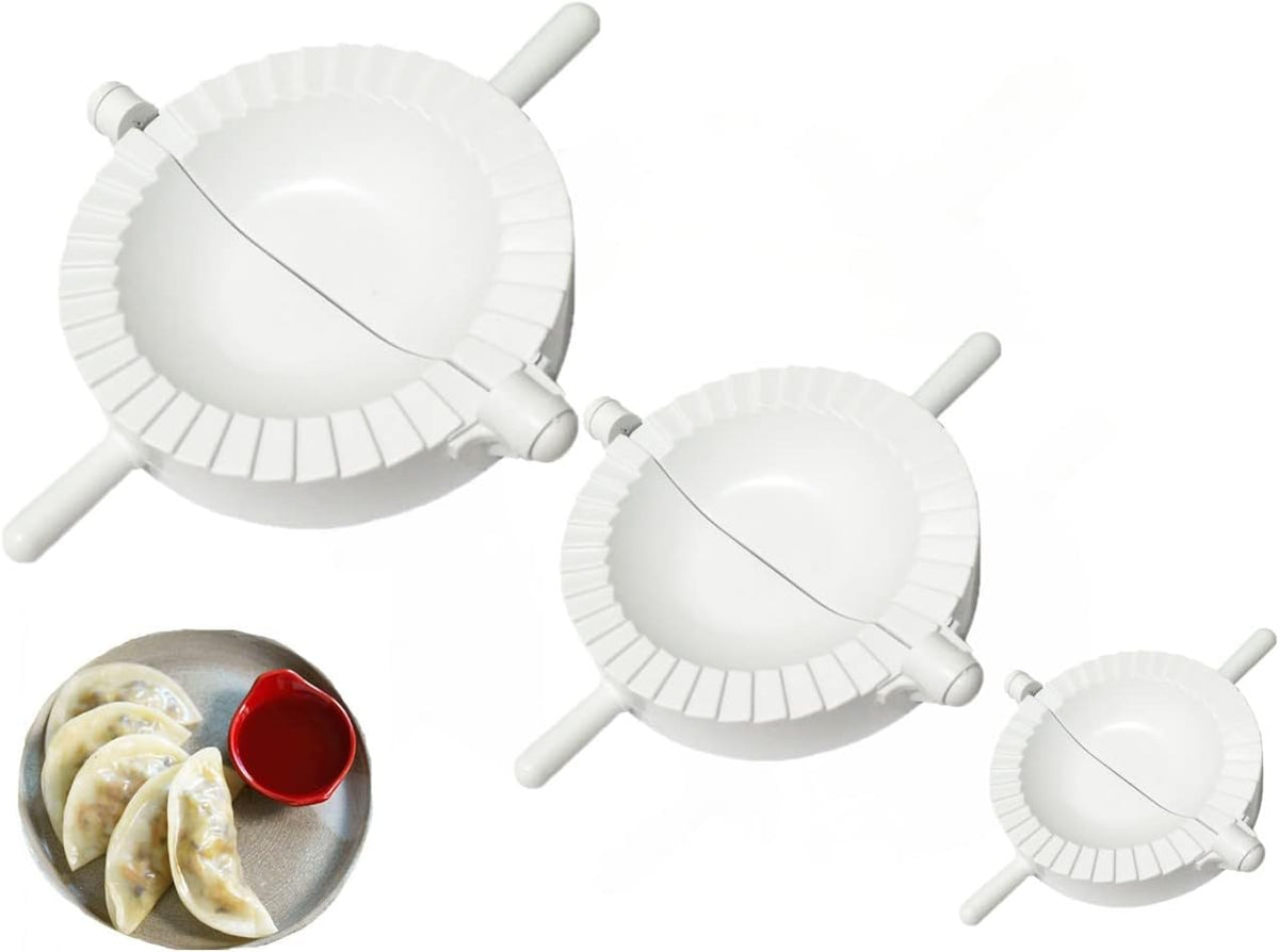 A 3-piece set of molds for making pies, pastries, and baked goods