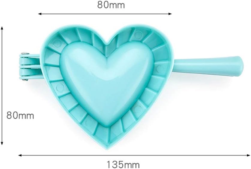 قالب لصنع السمبوسك والزلابية والرافيولي على شكل قلب – مجموعة ضغط عملية للمطبخ
