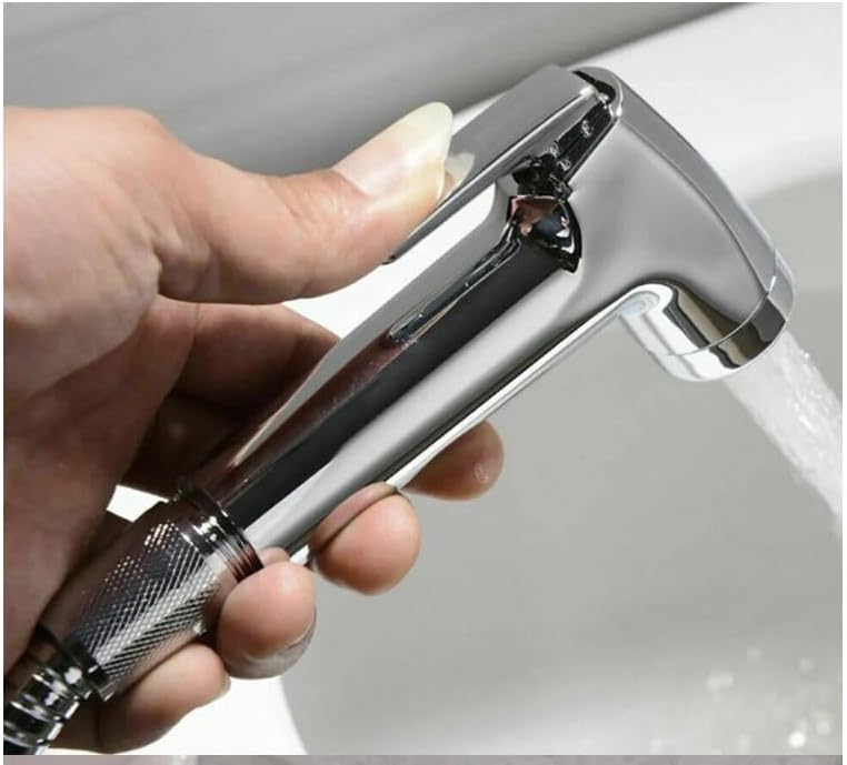 شطاف مرحاض محمول باليد مطلي كروم