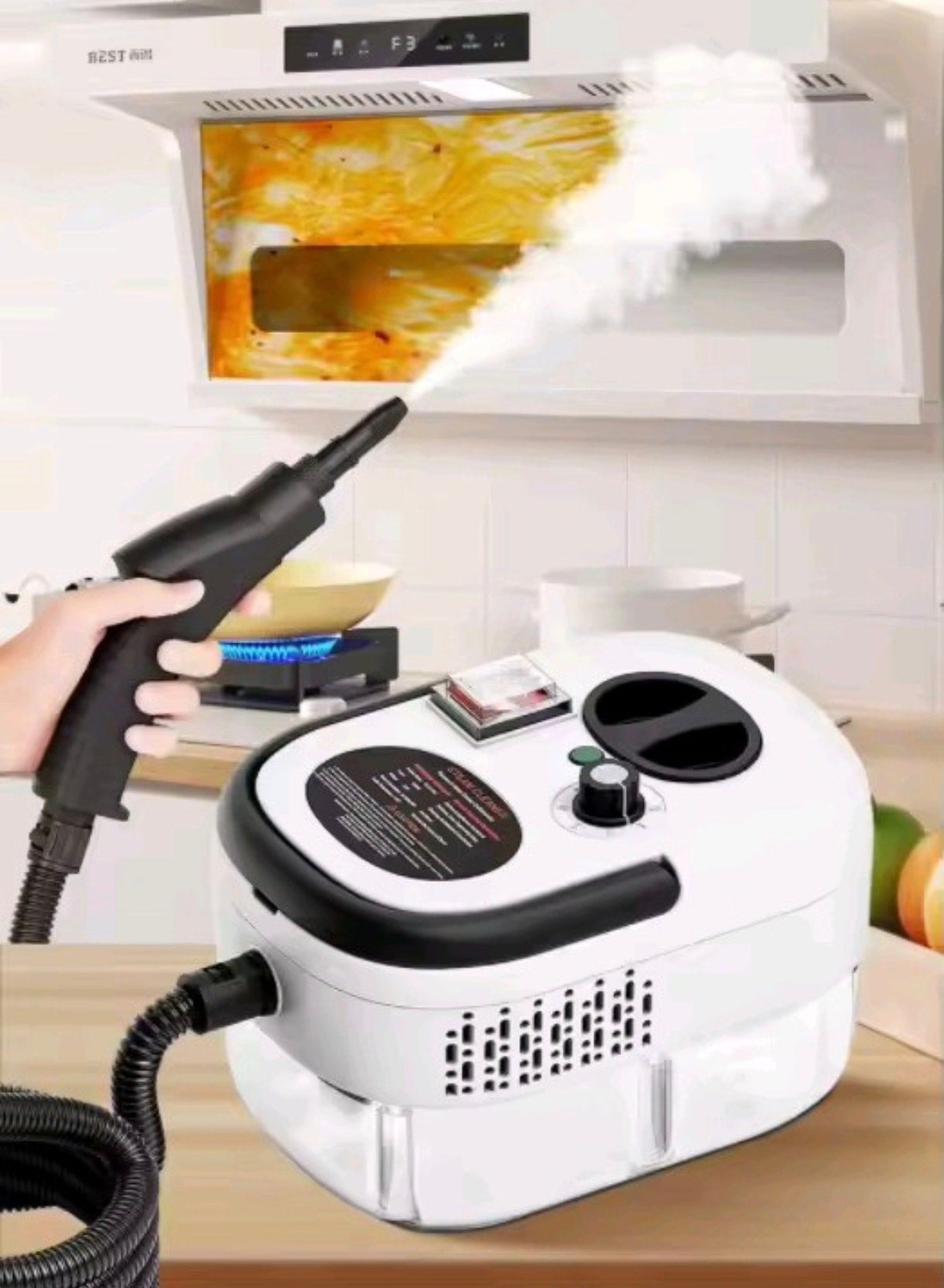 RAF R.11216 – جهاز تنظيف بالبخار بقدرة 1200 واط وسعة خزان كبيرة 1200 مل