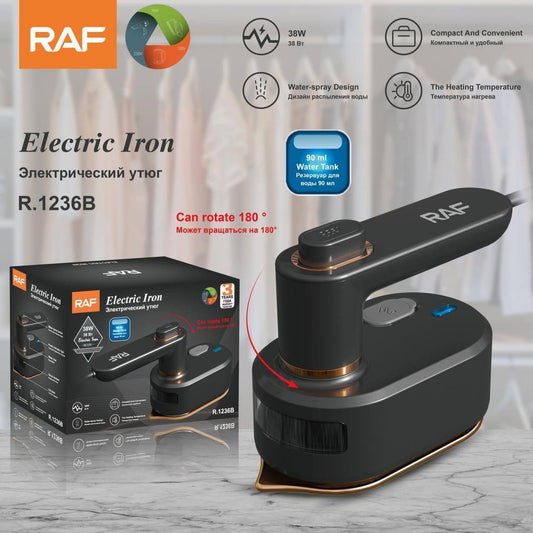 RAF R.1236B – 38W Mini Electric Iron with Innovative Rotating Design