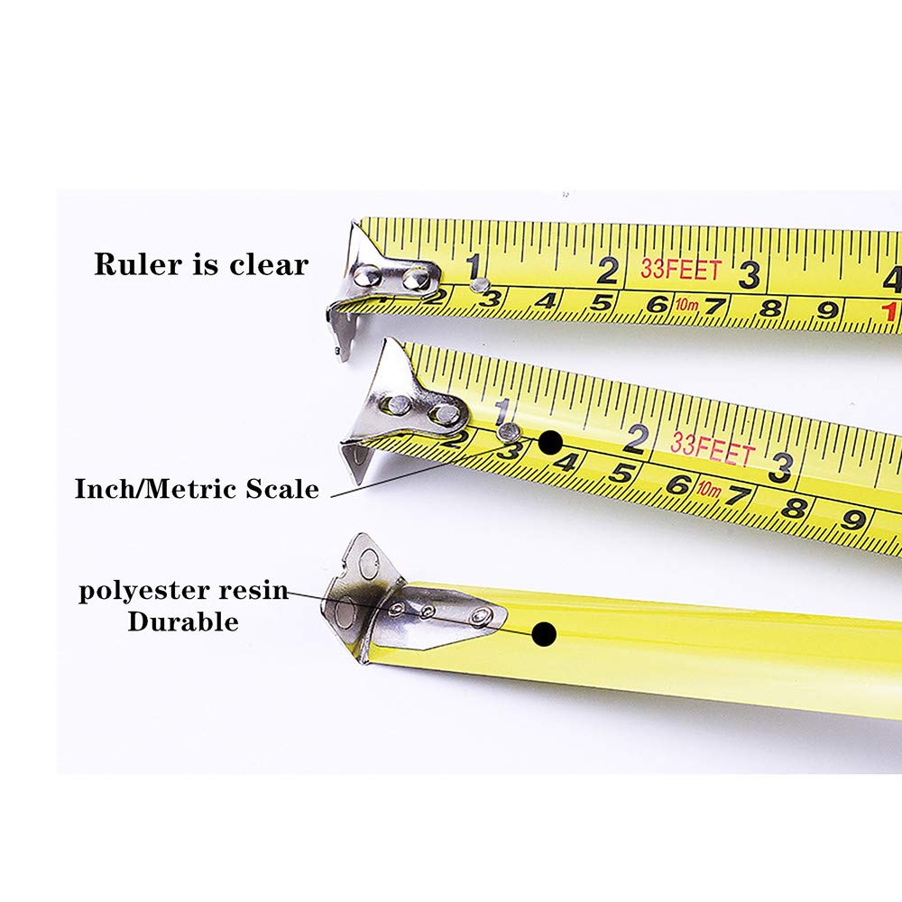 Retractable Measuring Tape 5m - 16ft - Accuracy and Durability in Your Hands!