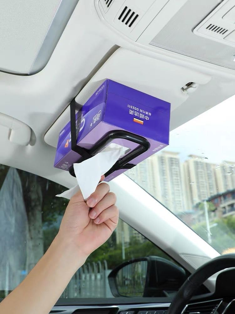 Rectangular Car Tissue Holder - Elegance and Functionality for Every Trip!