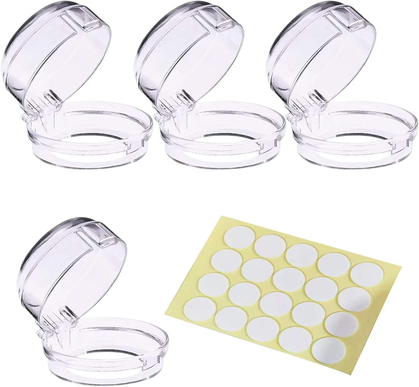 أغطية حماية لمقابض موقد الغاز – شفاف عبوة من قطعتين