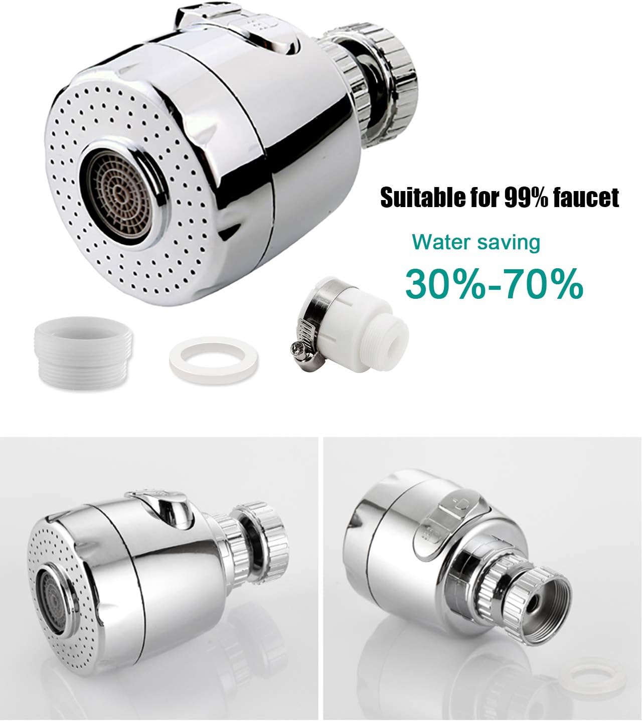 Practical Dual-Function Sink Faucet Spray Head – Water Saving, Flexibility, and High Quality for Your Home!