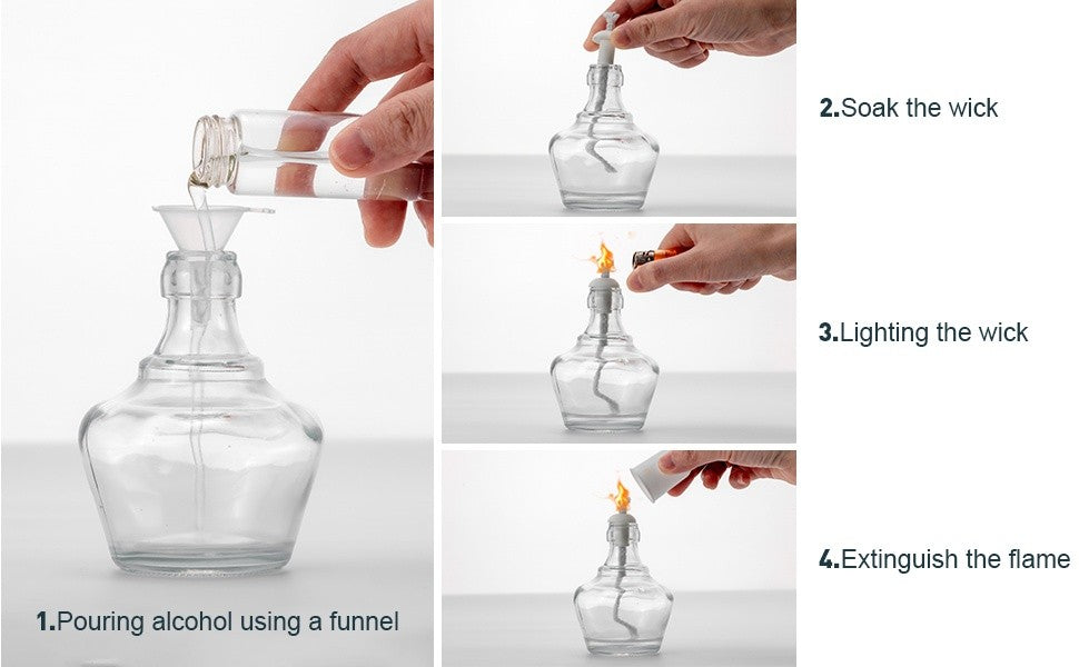 مصباح كحول مختبري – شعلة ثابتة ونظيفة