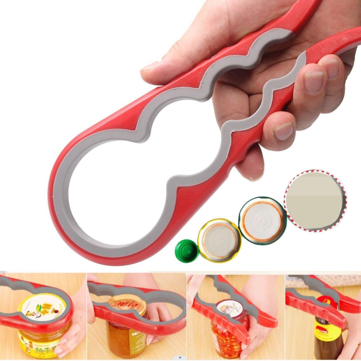 فتاحة زجاجات ومرطبانات 3 قياسات