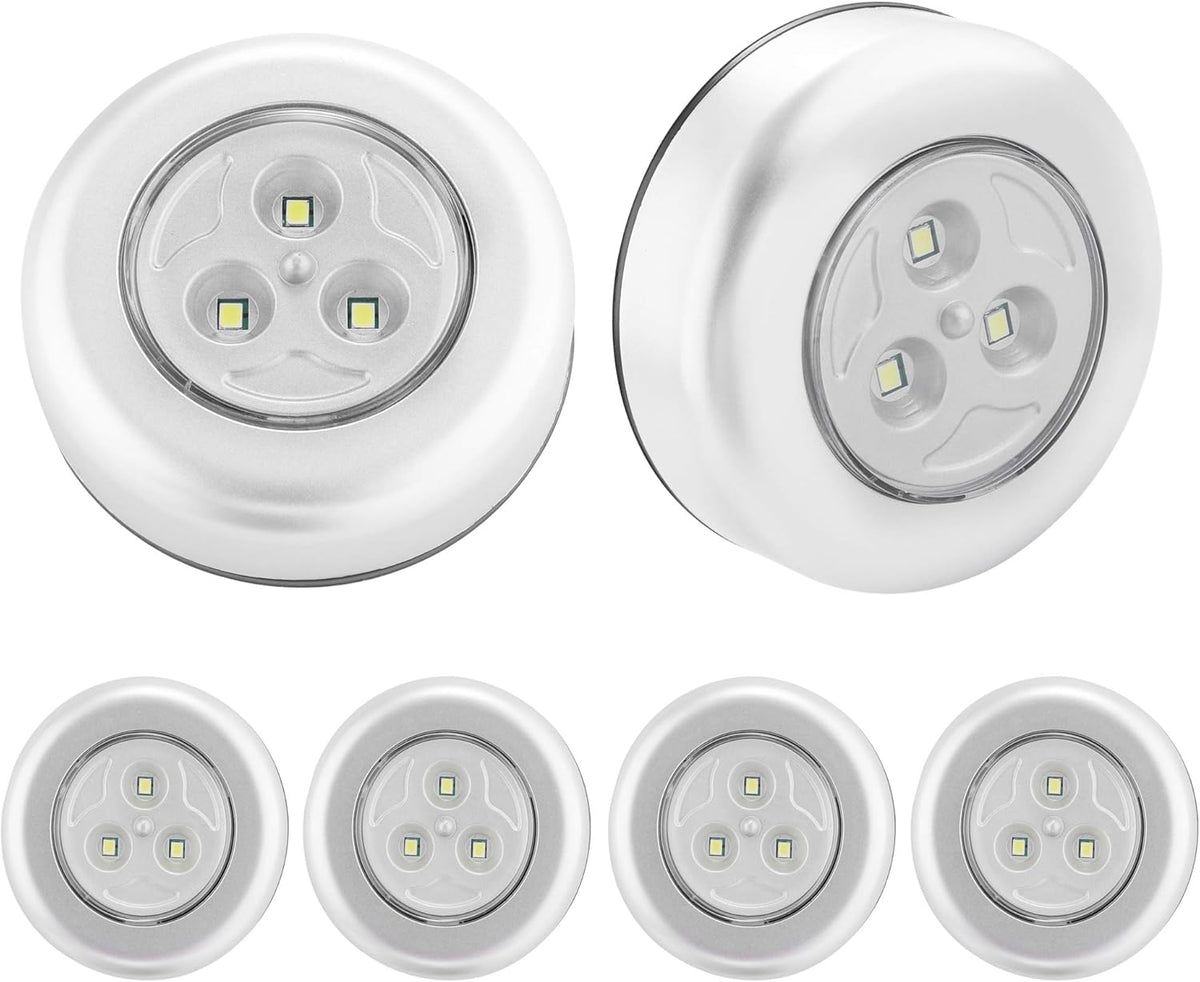 Small Adhesive Press-On LED Light - Batteries