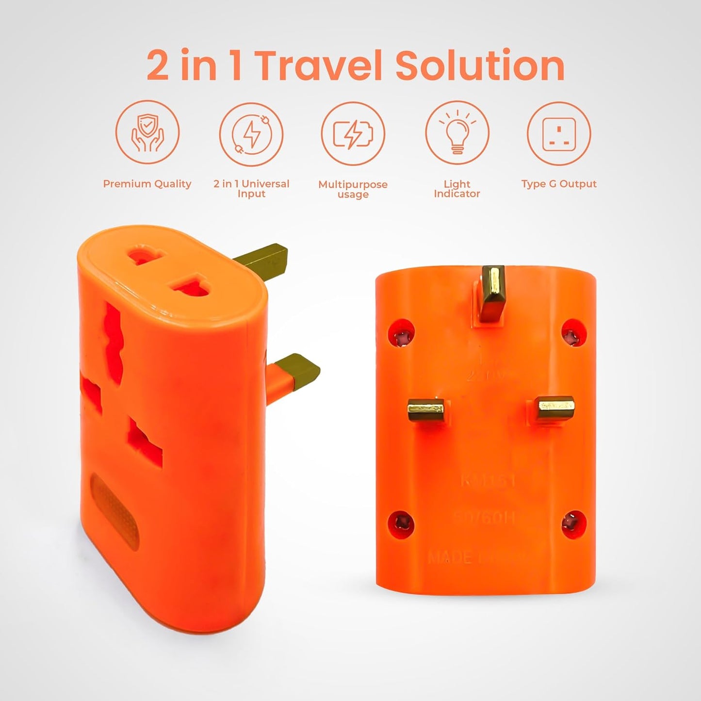 محول - موزع ثلاثي المقبس 10-16 امبير