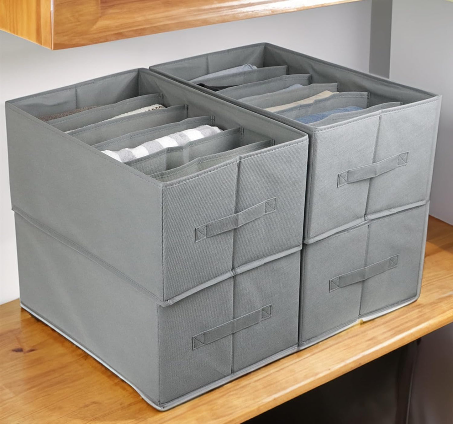 منظم أدراج وملابس داخلية قابل للطي 9 أقسام 34×25×17سم – وداعًا للفوضى!