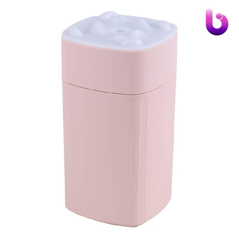 مبخرة الكترونية جهاز ترطيب وتبخير أسطواني الشكل – يعمل بمنفذ USB (350 مل)