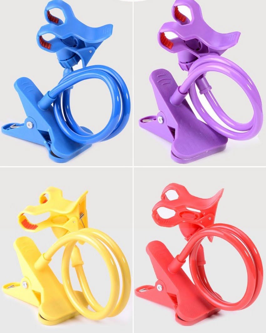 Flexible phone stand for car or home