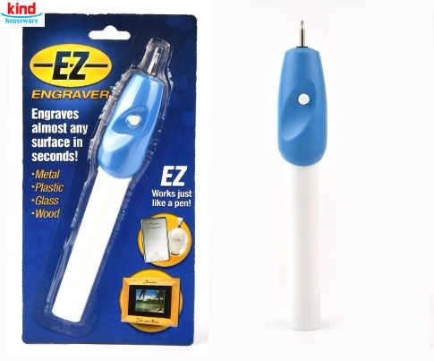 قلم نقش كهربائي EZ Engraver - قلم نقش للخشب والمعادن والزجاج والحجر والمجوهرات