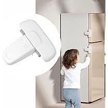 قفل أمان للثلاجة 🧲 تركيب سهل بدون حفر 🔐 قفل محكم بآلية أمان للأطفال 🏠 مناسب للثلاجة، الفريزر، الخزائن والأدراج