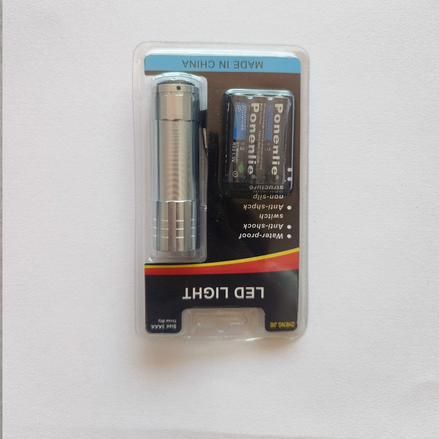 9-LED Battery-Operated Flashlight