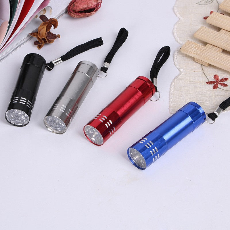 9-LED Battery-Operated Flashlight