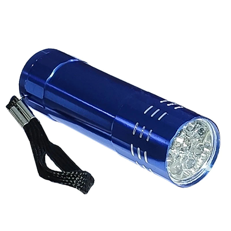 9-LED Battery-Operated Flashlight