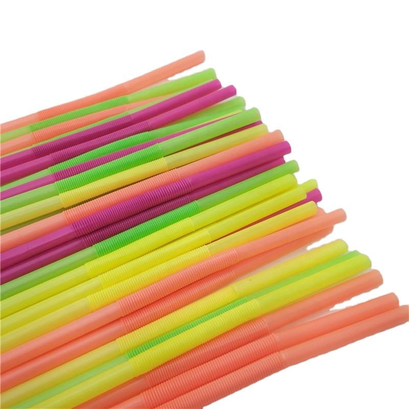 High-Quality Plastic Straws - Bendable and Decorative (50 Count)