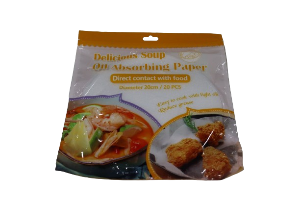 Kitchen oil absorbing paper