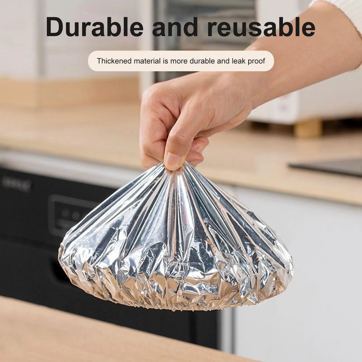 Aluminum Foil Food Storage Bags (10 pieces) – A smart solution to keep your food fresh!