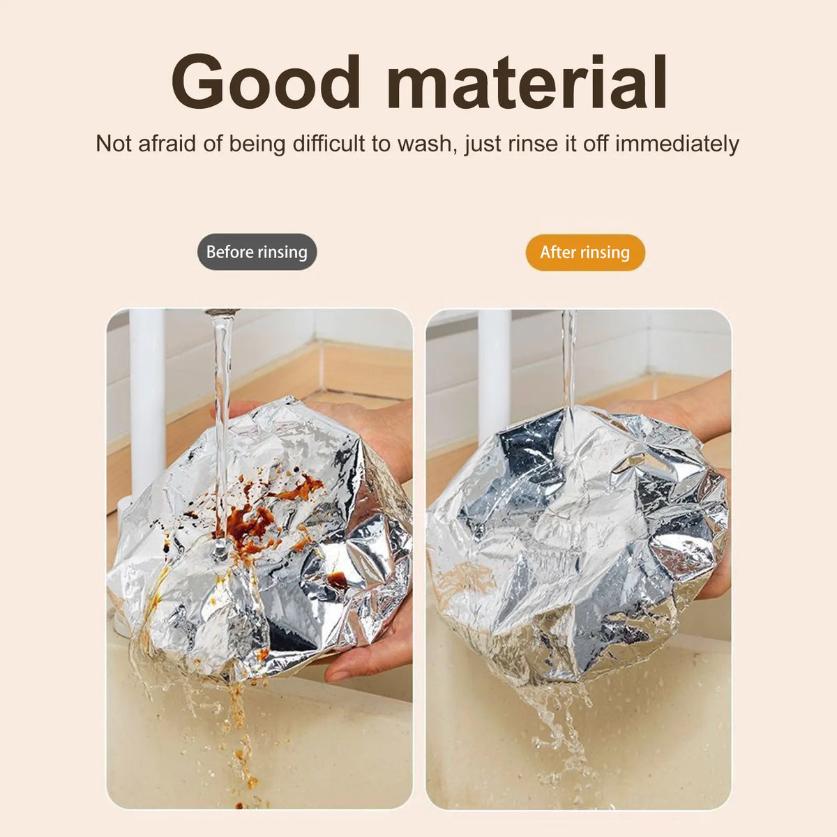 Aluminum Foil Food Storage Bags (10 pieces) – A smart solution to keep your food fresh!