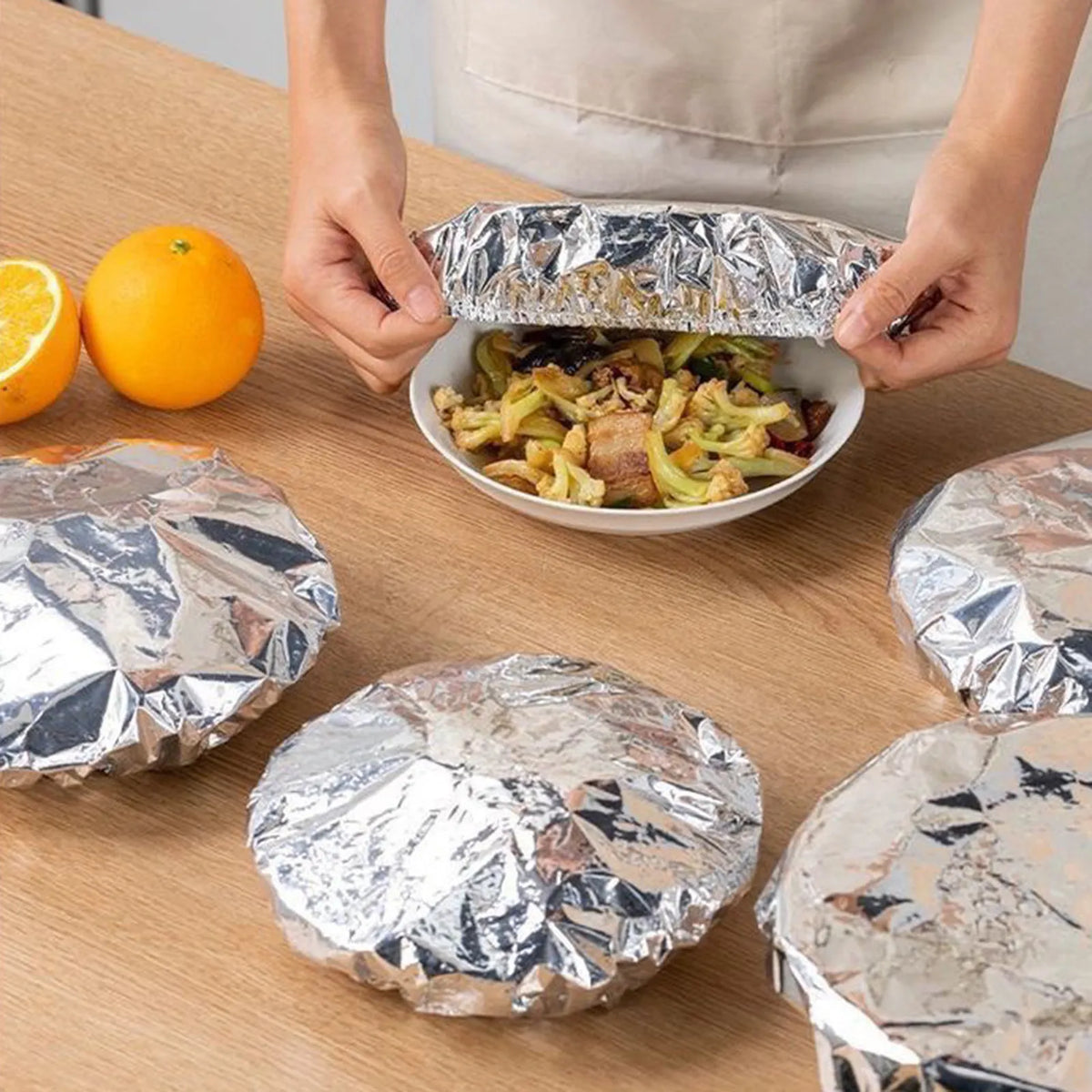 Aluminum Foil Food Storage Bags (10 pieces) – A smart solution to keep your food fresh!