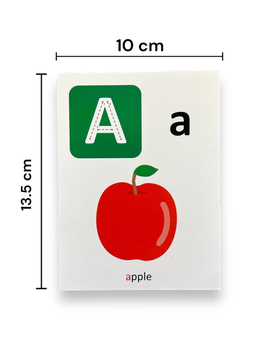 كتاب بطاقات الأحرف الانجليزية