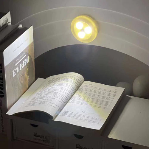 Small Adhesive Press-On LED Light - Batteries