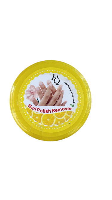 مناديل لازالة طلاء الاظافر معطرة سهلة الحمل وخالية من الوبر