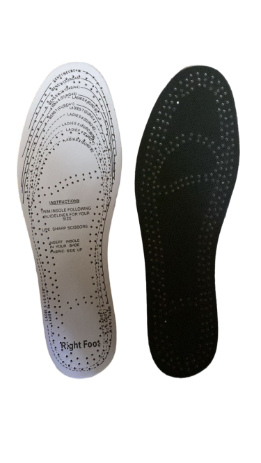 Deodorizing and Anti-Odor Shoe Insoles for Men and Women, Black Leather Insoles for Men, Thin Shoe Insoles and Comfortable Shoe Liners