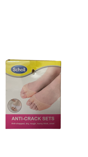 مجموعة مصححات وفواصل أصابع القدم من السيليكون Scholl - للعناية الشاملة بالقدم (زوج واحد)