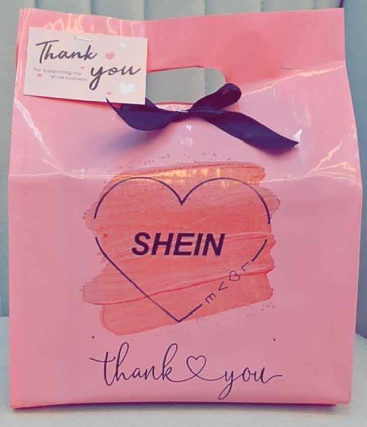 SHEIN Printed Plastic Bags - Top quality and excellent material! 5 Sizes