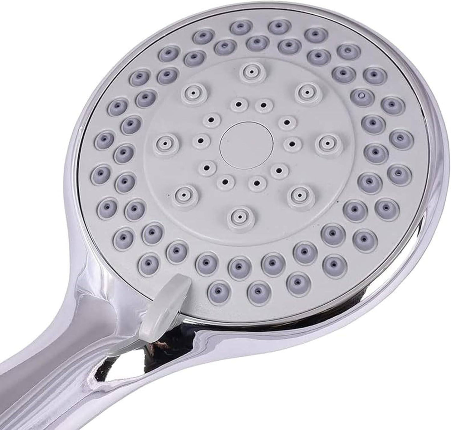 أنبوب دش فولاذي بطول 1.5 متر مع خطاف، أنبوب دش متين من الفولاذ المقاوم للصدأ مع خطاف بطول 1.5 متر، مقاوم للتآكل وسهل التركيب، مثالي للاستخدام في المنزل والحمام