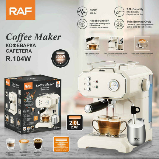RAF R.104W Coffee Machine – Enjoy your favorite coffee with professional quality at home!